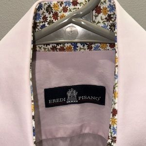Eredi Pisano - Men’s Designer Dress Shirt - Unique Design - Size 15.5